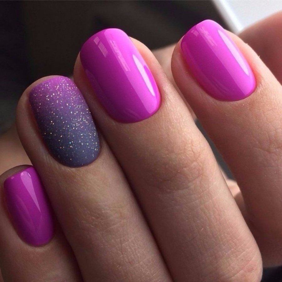 маникюр маджента