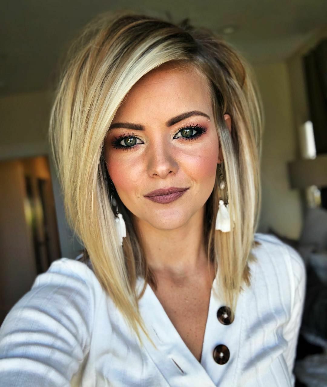 боб на средние волосы